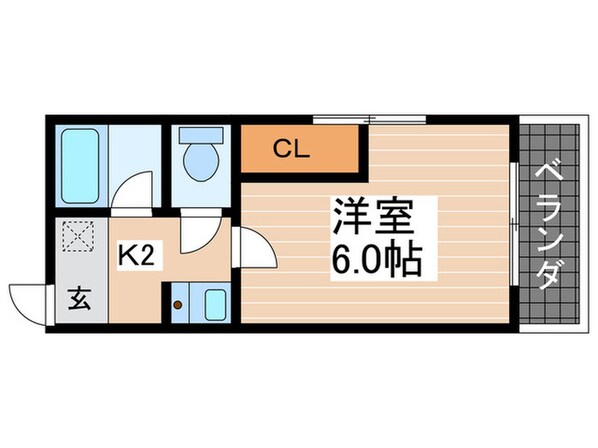 プリマベール矢野の物件間取画像